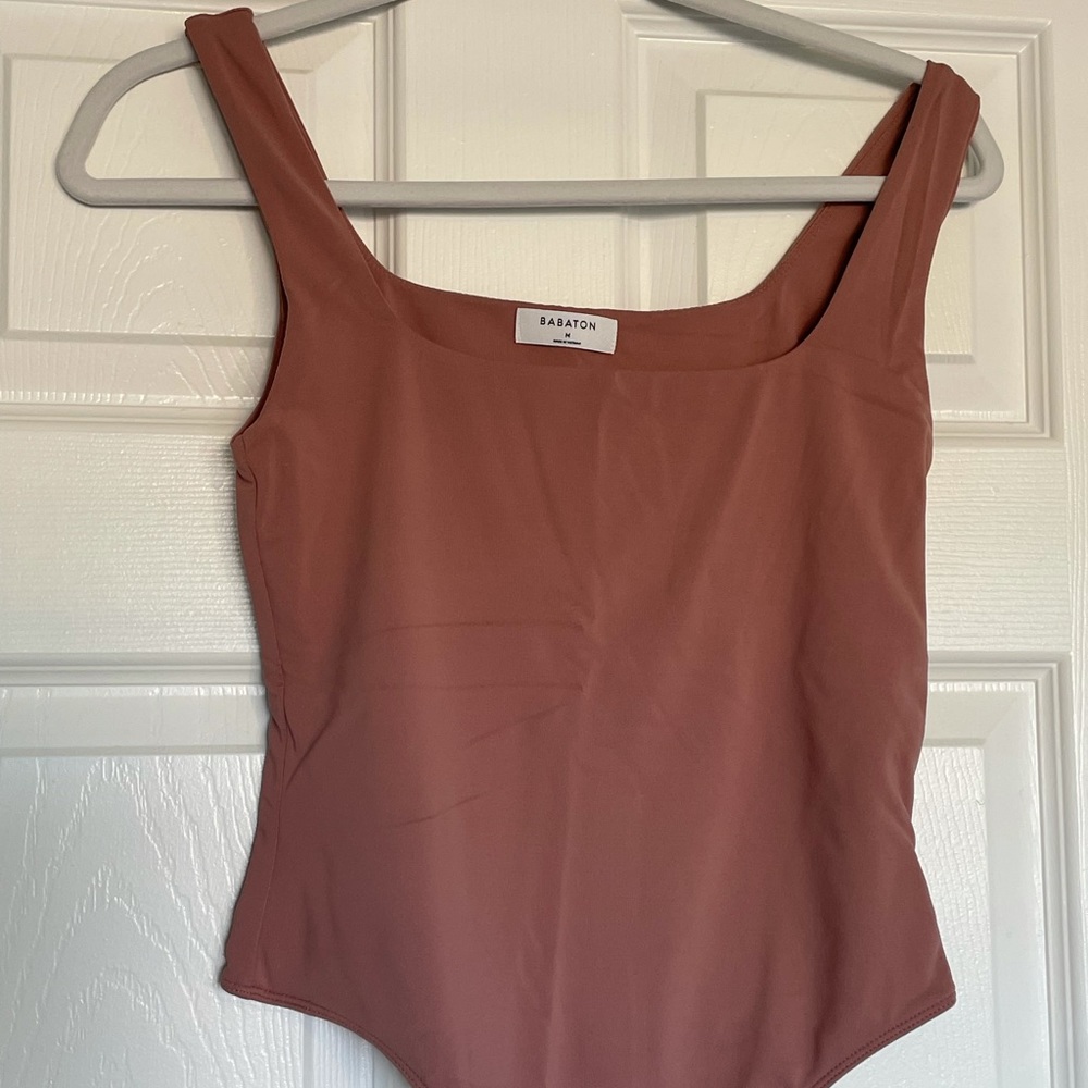 BABATON mauve/ blush bodysuit